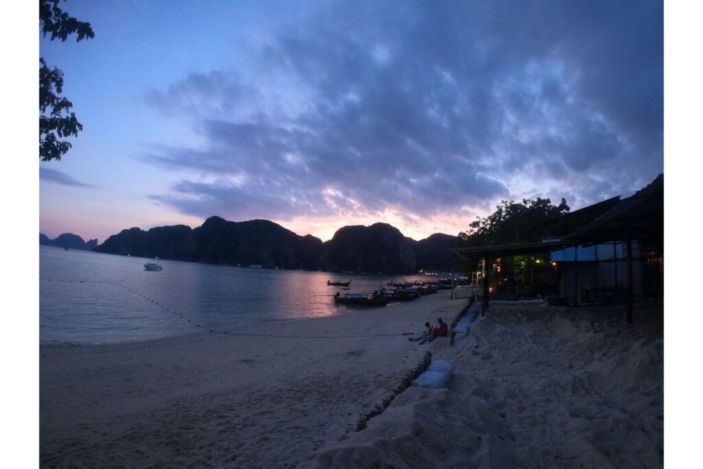 Tonsai Bay at Phi Phi islands