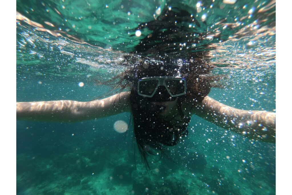 Snorkelling at Long beach to Phi phi islands