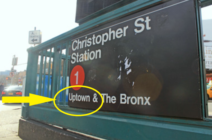 new york uptown map of subway