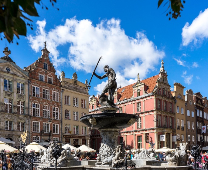 Η πόλη Gdansk στην Πολωνία