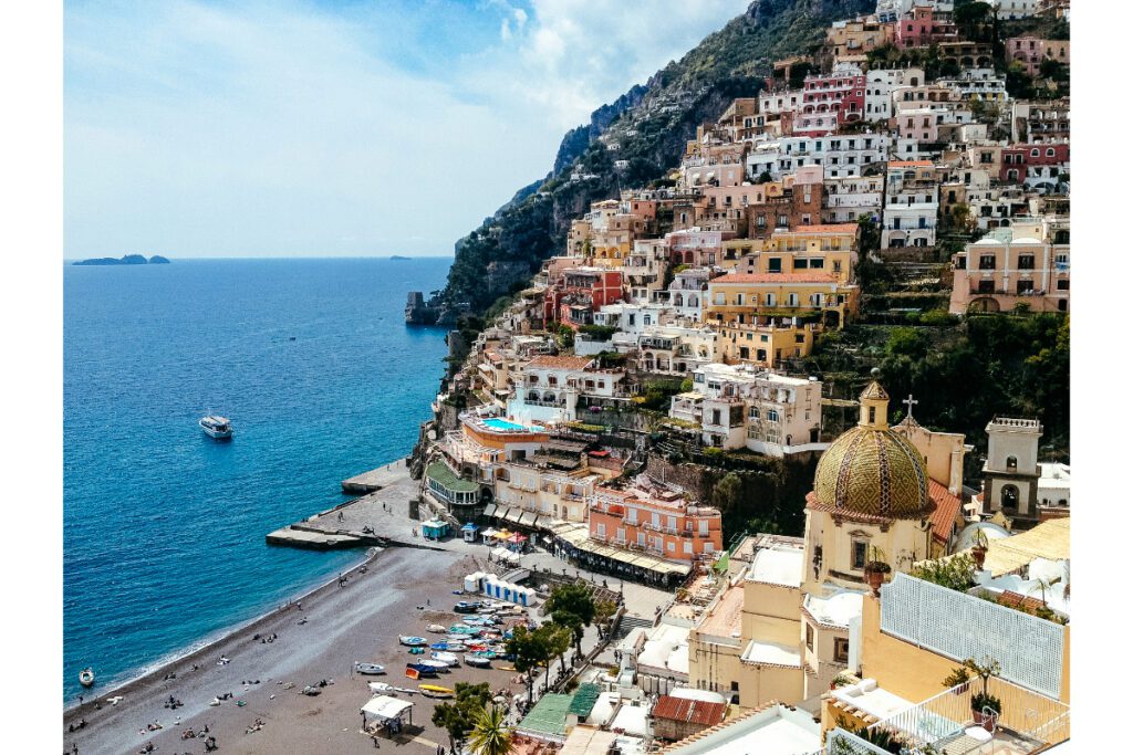 Famous Positano in amalfi coast, Italy