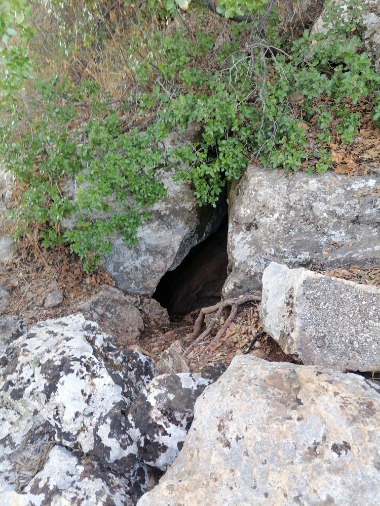 Η είσοδος στο σπήλαιο της Αφαίας
